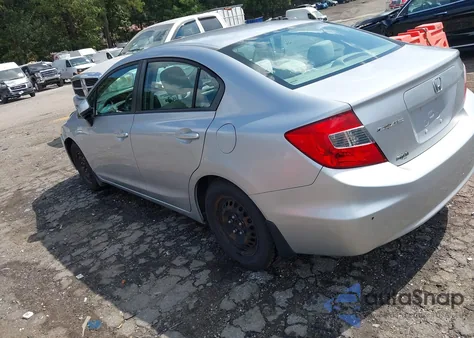 2012 Honda Civic Lx from USA, damaged, VIN 19XFB2F55CE095377